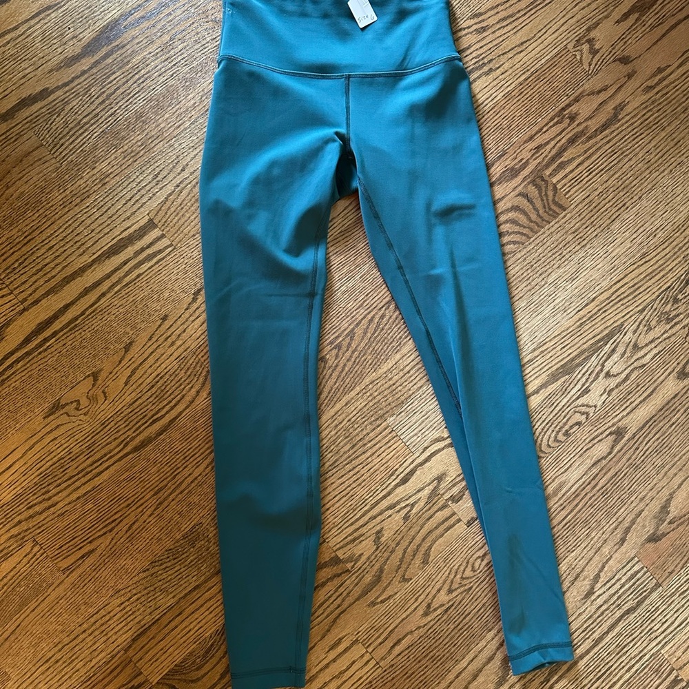 Teal High-Waisted Lululemon Leggings